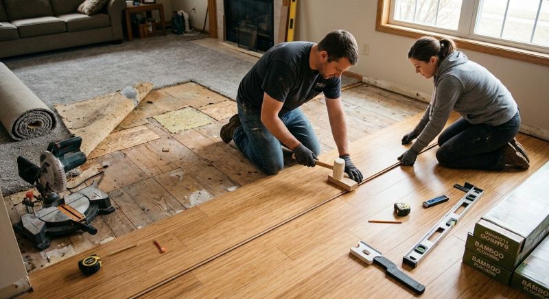 Bamboo Flooring Installation in Scottsdale, AZ