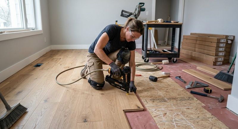 Hardwood Floor Installation in New River, AZ