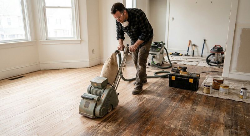 Hardwood Floor Renovation in Scottsdale, AZ