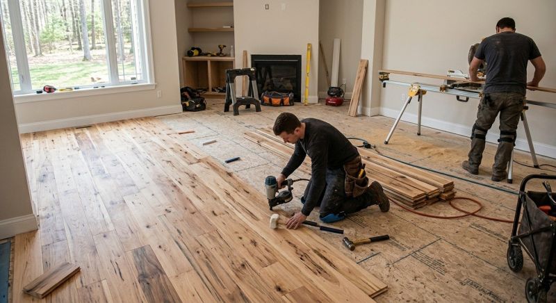 Hickory Floor Installation in Scottsdale, AZ