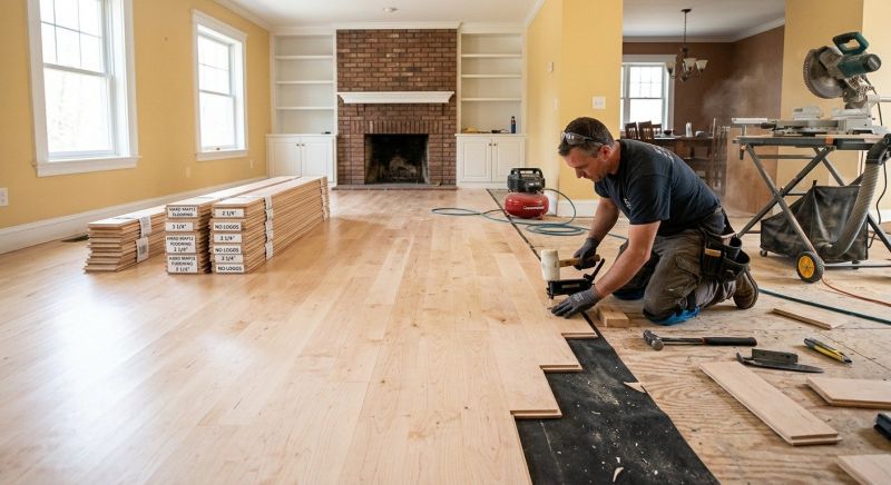 Maple Flooring Installation in Fountain Hills, AZ