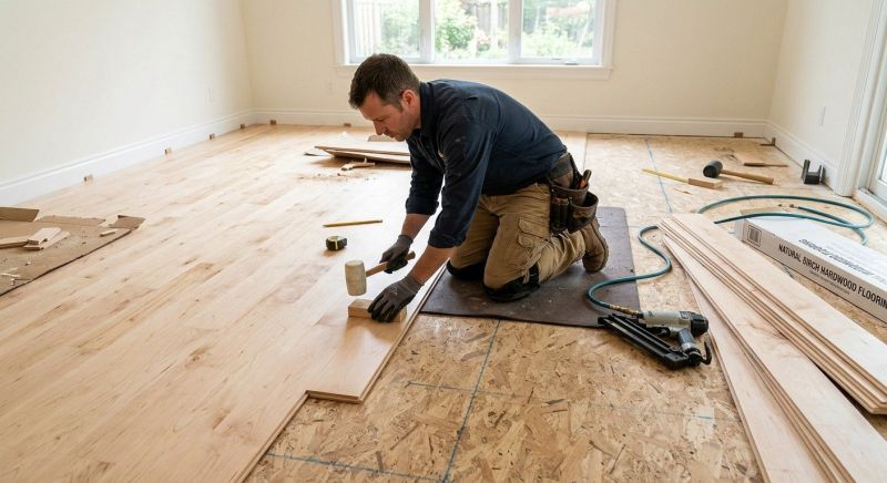 Maple Flooring Installation in Laveen, AZ