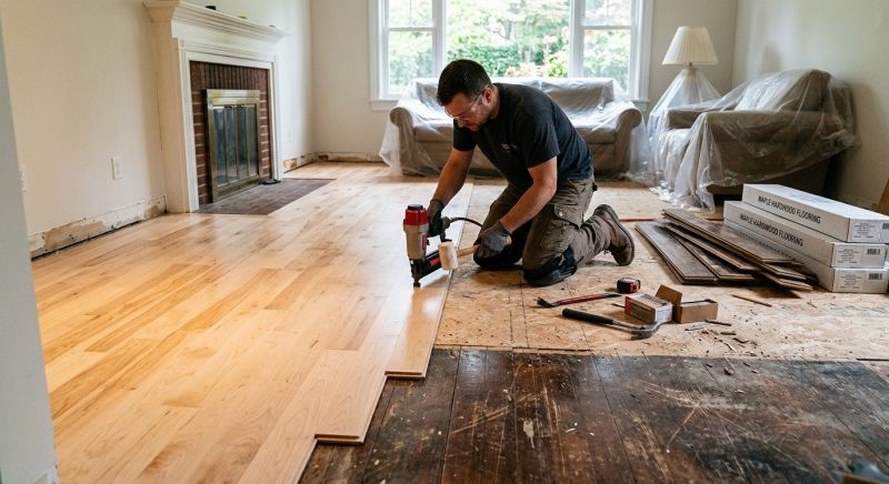 Maple Flooring Installation in Rio Verde, AZ