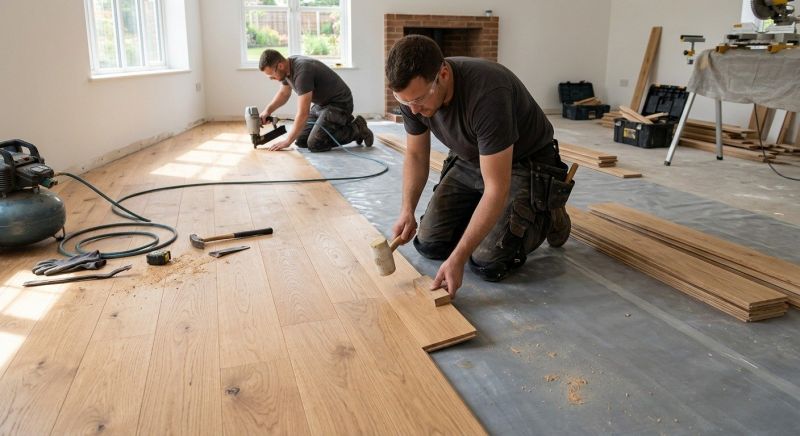Oak Floor Installation in Gilbert, AZ