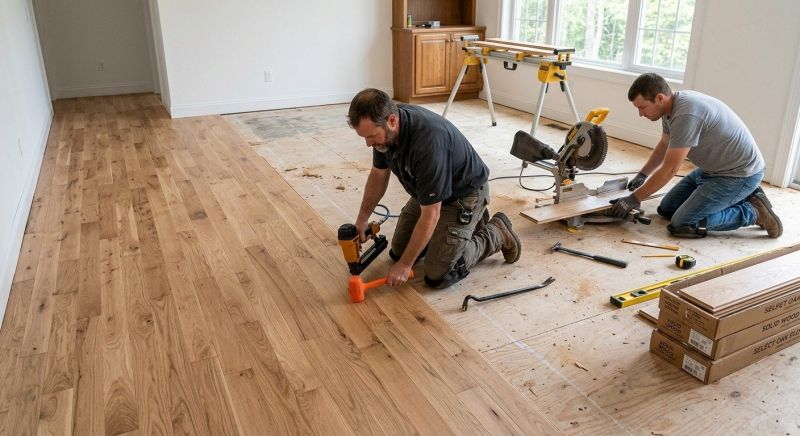 Oak Floor Installation in Laveen, AZ