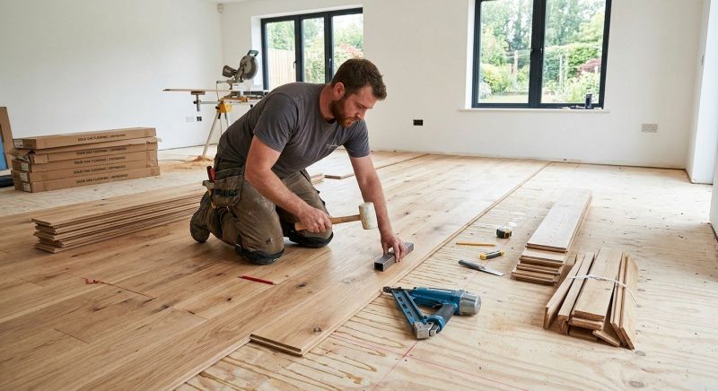 Oak Floor Installation in Scottsdale, AZ