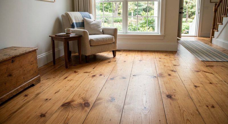 Pine Floor Installation in Scottsdale, AZ