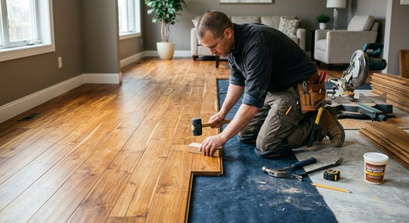 Teak Flooring Installation in Scottsdale, AZ