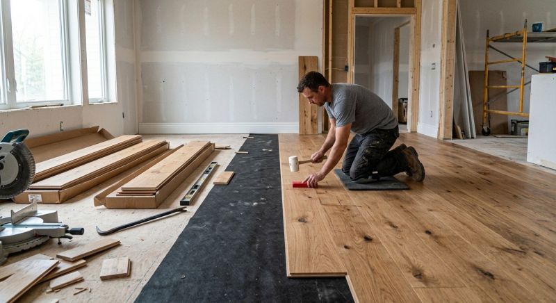 Wide Plank Floor Installation in Scottsdale, AZ